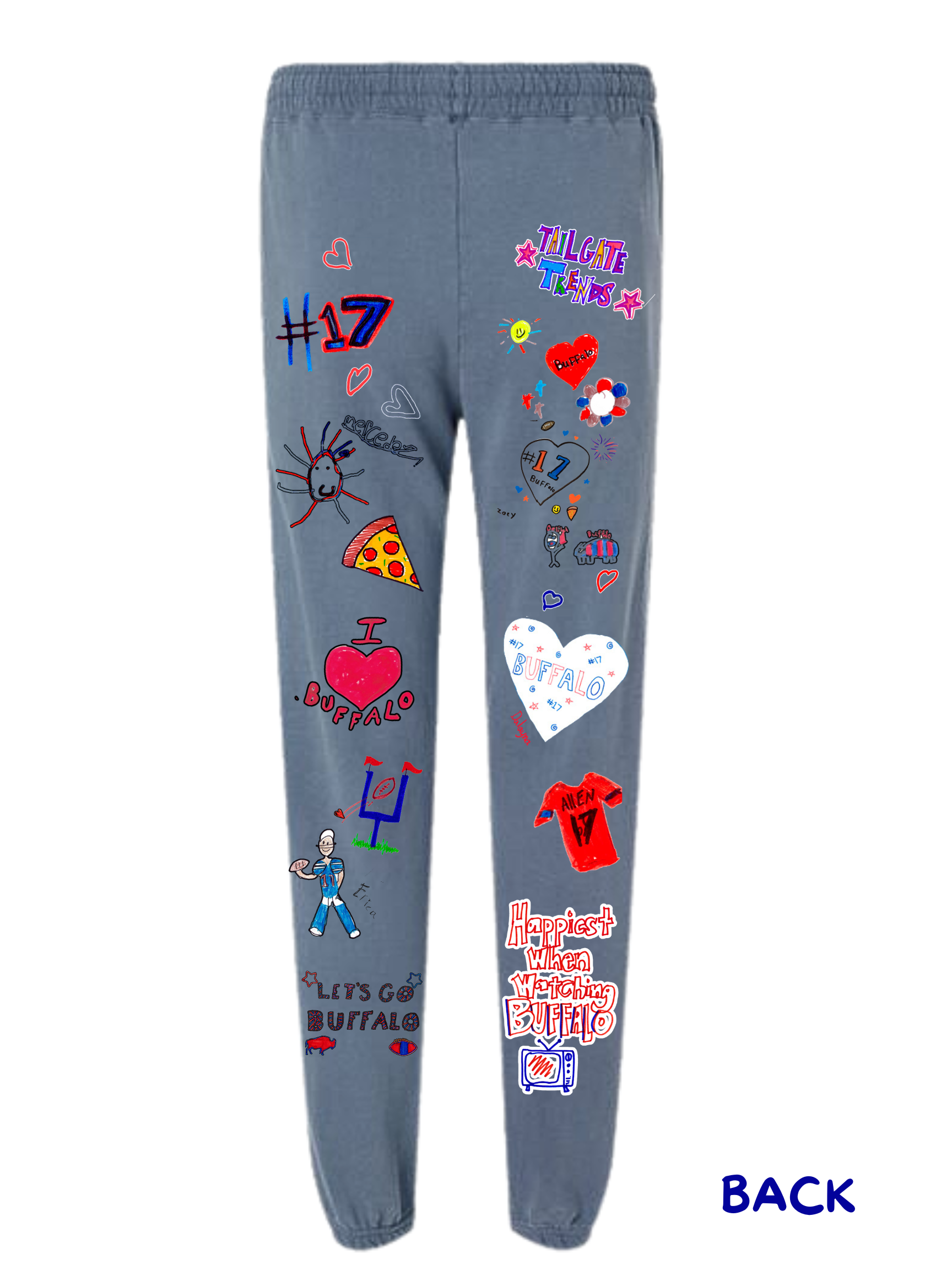 Adult Sweatpants (Vintage Blue) Tailgate Trends X Oishei Children's  Hospital